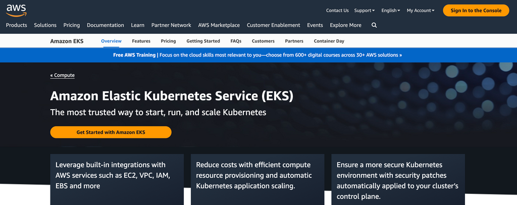 AWS Managed Kubernetes Service